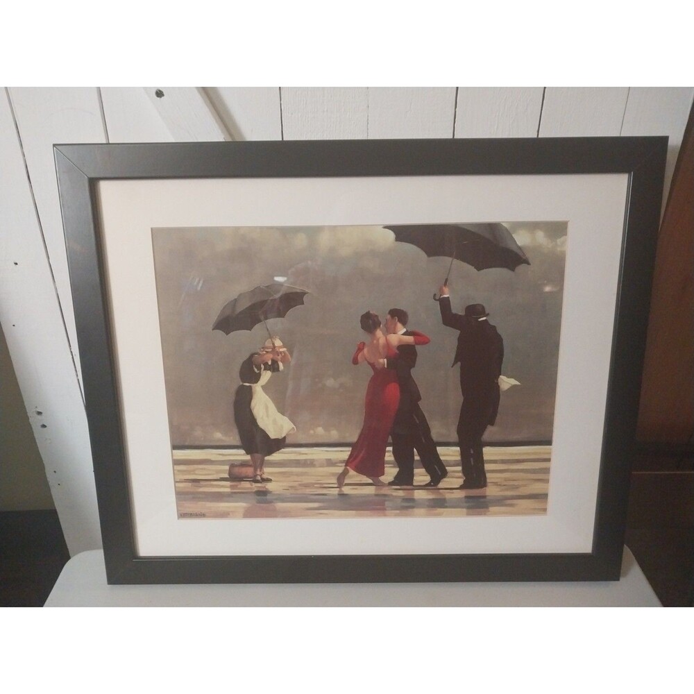 The Singing Butler Jack Vettriano Signed Canvas Print Framed 22 X 18” - Picture 5 of 8